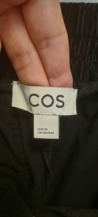 Spodnie sztruksowe COS r.34