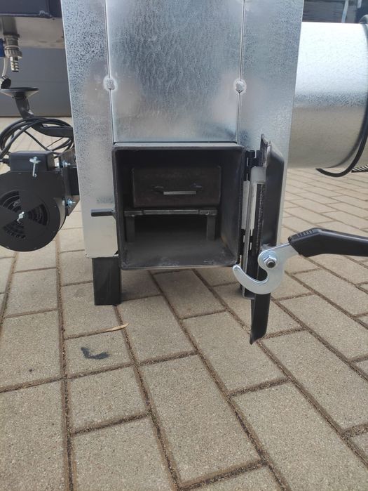 TOP Piec do 100m2 nagrzewnica warsztatowa koza na olej drewno ng20kw