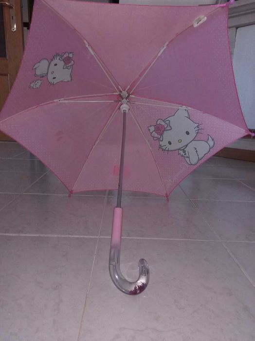 Chapéu de chuva Hello KItty e Índio
