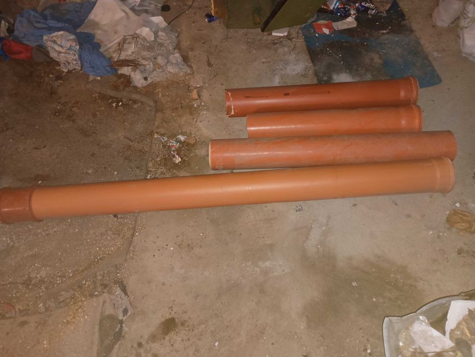 Rury PC 160x4.0 pomarańczowe