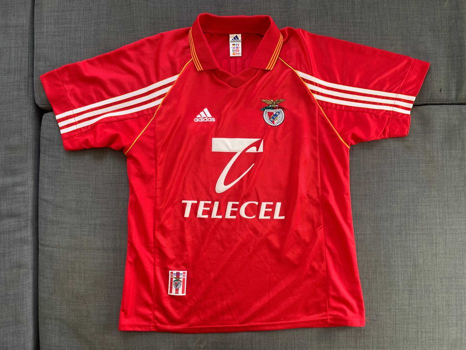 Camisola Oficial Benfica Adidas Telecel 1998, 1999