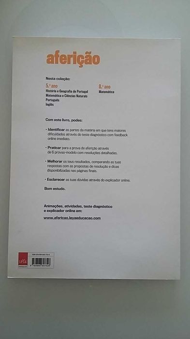 Prova de aferição de Matemática 8 Ano