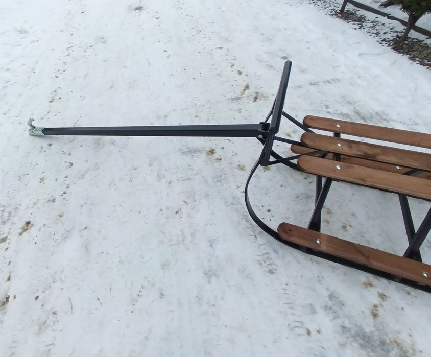 Sanki 120cm, sanki sanie kulig duże masywne