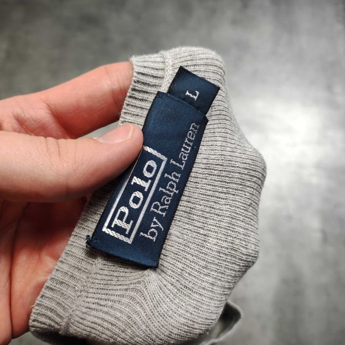 MĘSKI Sweter Elegancki PREMIUM Bawełna Małe Logo Haft Ralph Lauren