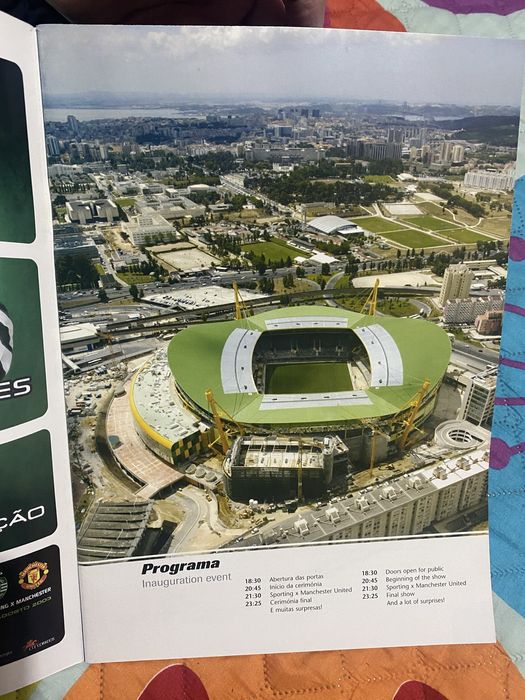 Inauguracão estádio Alvalade XXI ronaldo