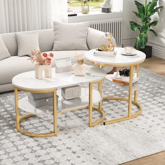 Mesa de Centro (conjunto de 2)