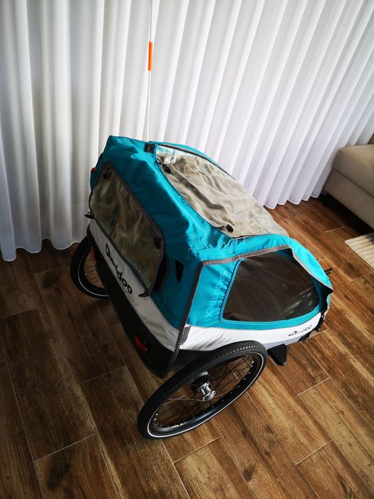 Przyczepka rowerowa Queridoo Sportrex 1  Jak nowa