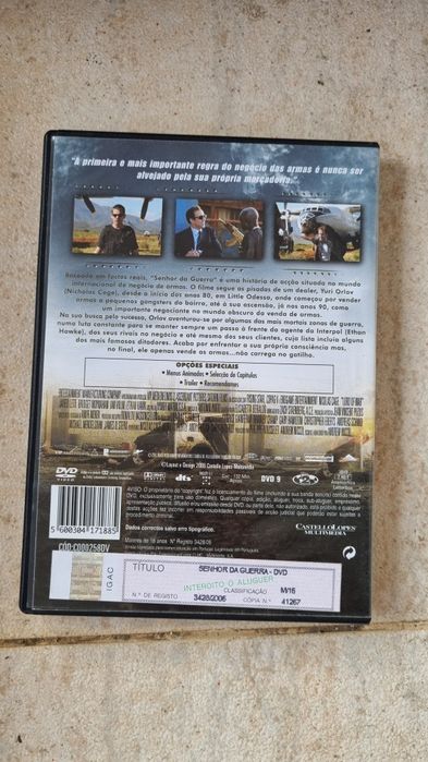Dvd senhor da guerra