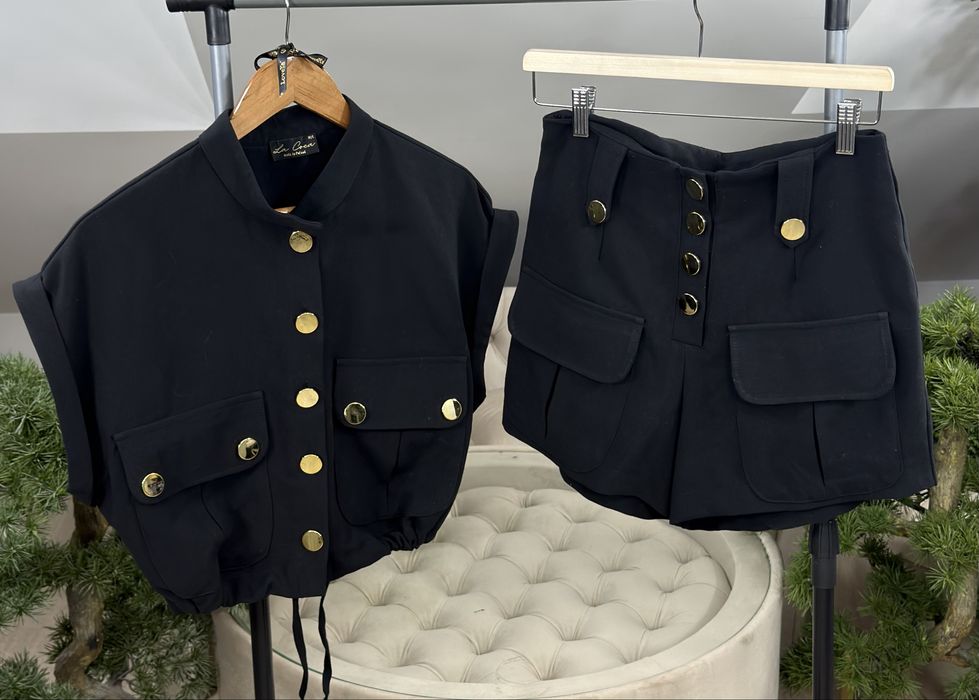 Komplet la coca zlote guziki