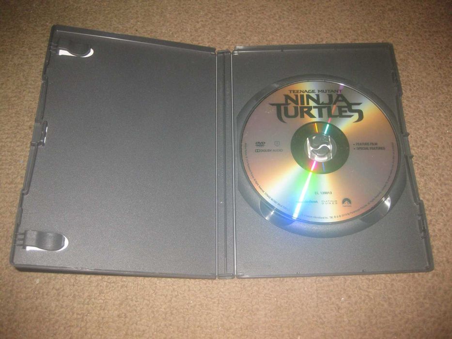 DVD "Tartarugas Ninja: Heróis Mutantes" com Megan Fox/Raro!