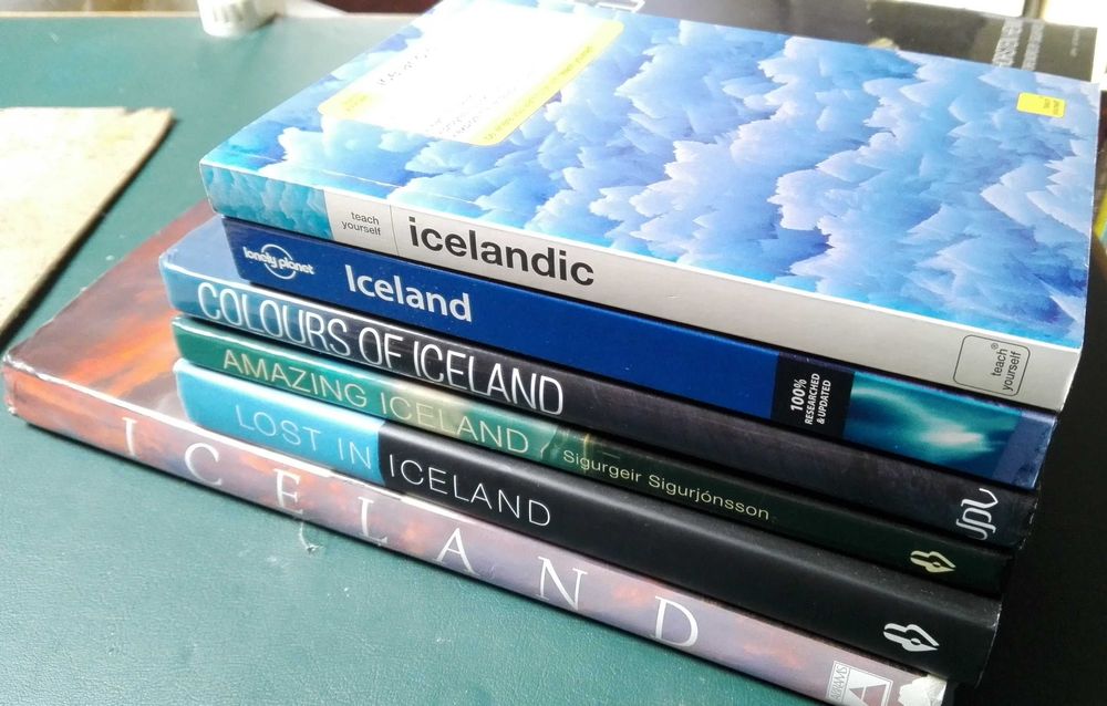 Islândia / Iceland - livros de fotografia, guia, linguagem