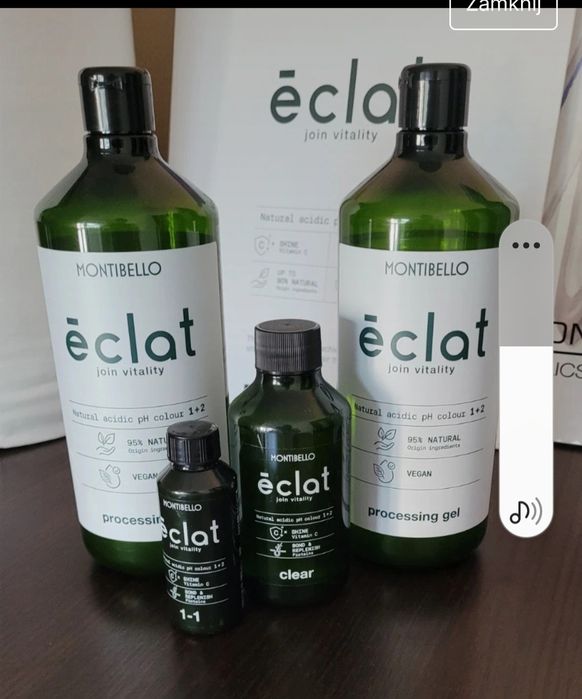 Eclat Paleta +2 duże żele +clear+farba