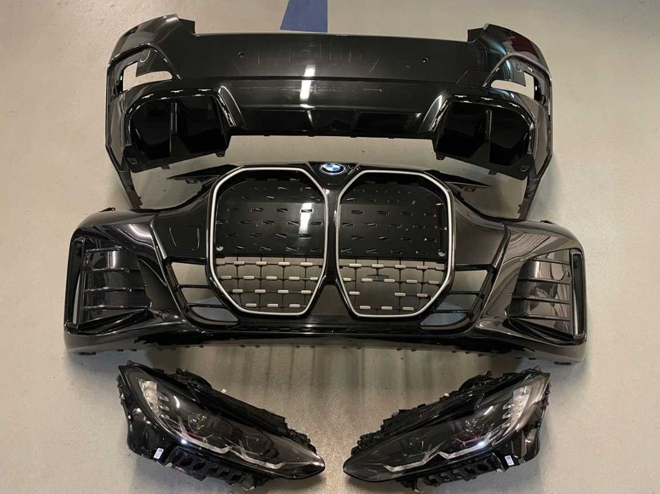 BMW i4 g26 бампер фара передній