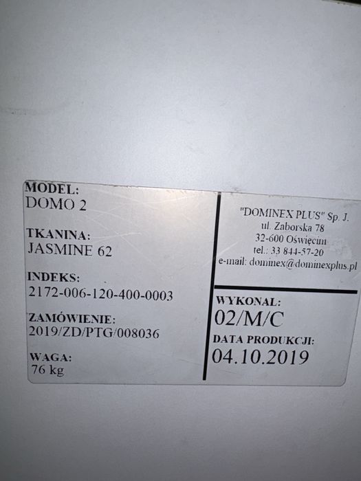 Sofa rozowa (niecałkowita)