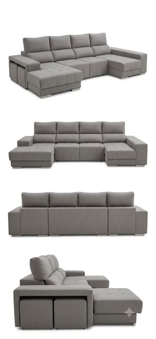 Sofá Chaise Longue Dupla