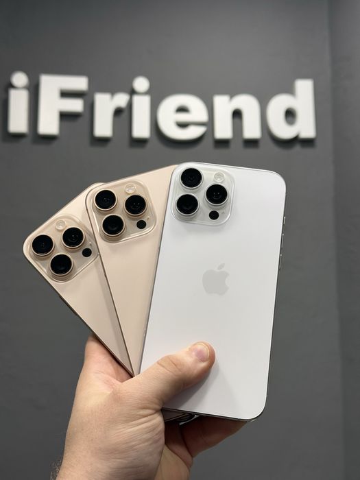 New open iphone 16 pro max 256gb black, natural, white, desert