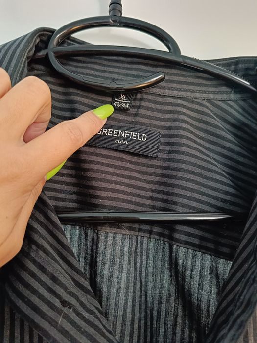 Koszula czarna w paski