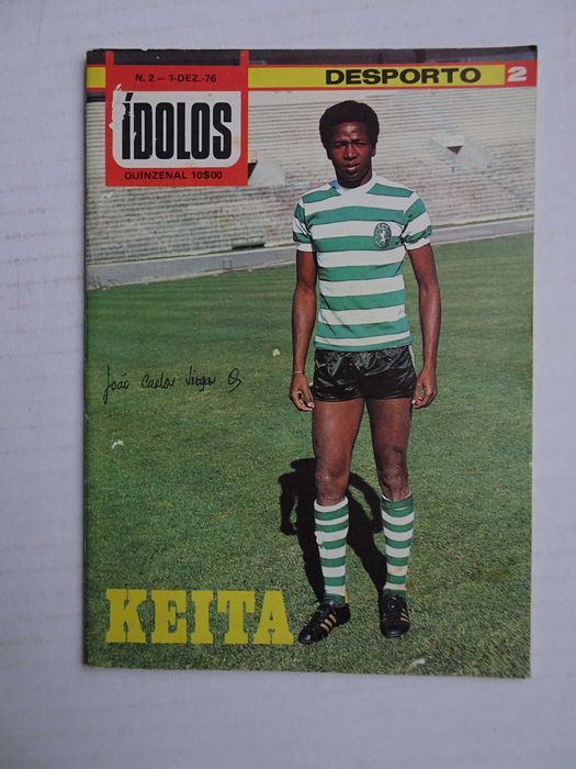 Revista Ídolos Desporto nº 2 Keita (com cromos)