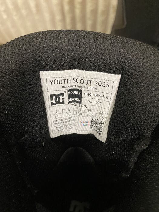 Buty sniwboardowe dzieciece dc scout