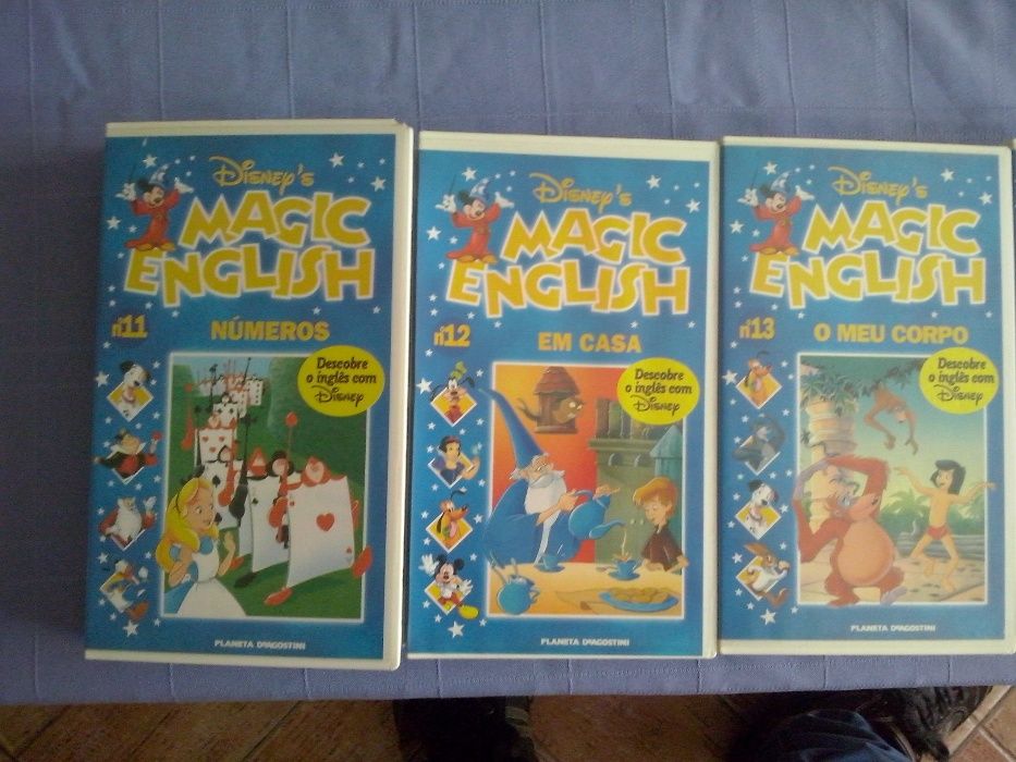 colecção, cassete video vhs MAGIC ENGLISH