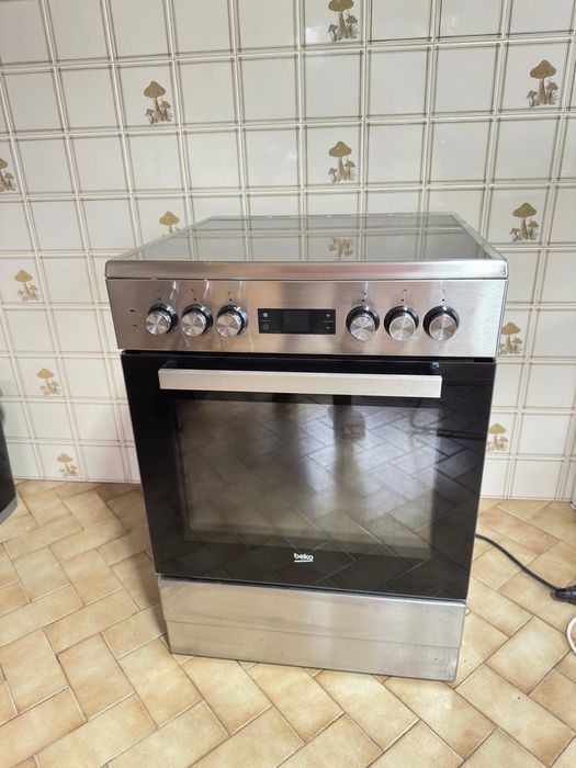 Fogao vitrocerâmica  inox  eletrico