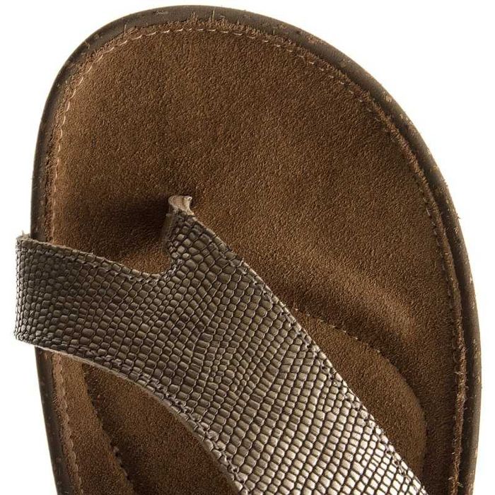 Klapki buty CLARKS  37 ( 23,5 cm) stare złoto japonki