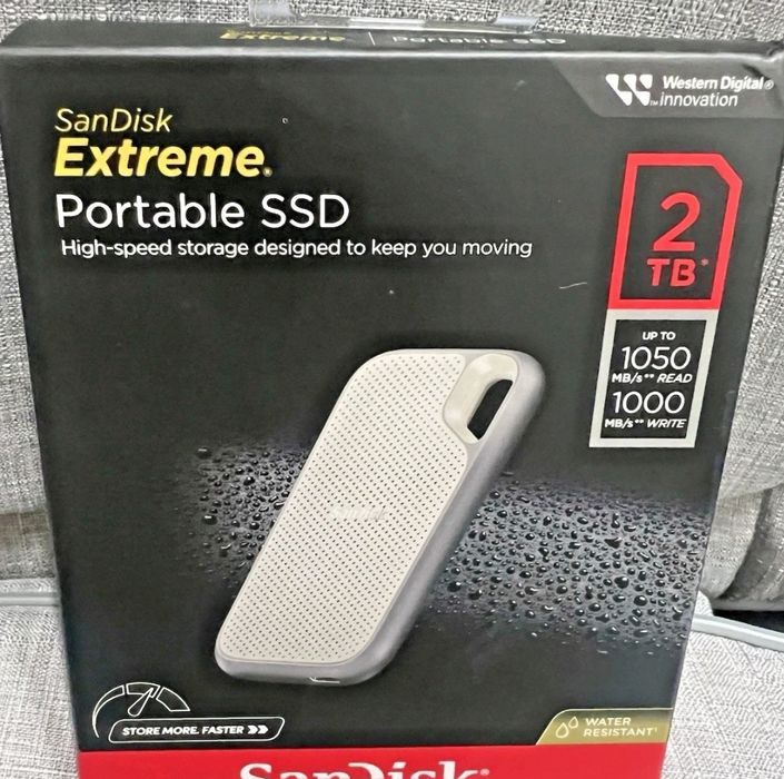 SSD SanDisk Extreme Branco memória 2TB