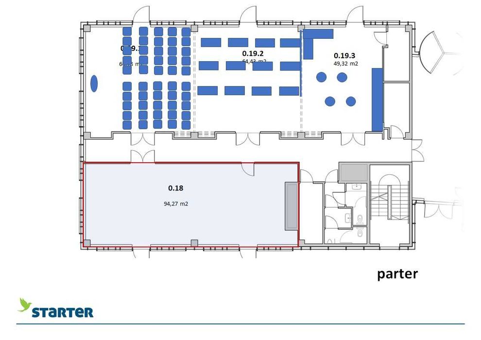 Lokal gastronomiczny na wynajem | Starter Gdańsk - 94,27 m2