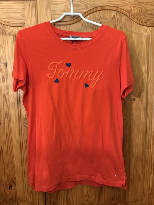 T-shirt na krótki rękaw Tommy Hilfiger Z sercami