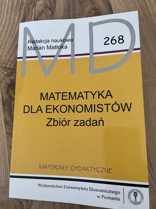 Matematyka dla ekonomistow zbiór zadan