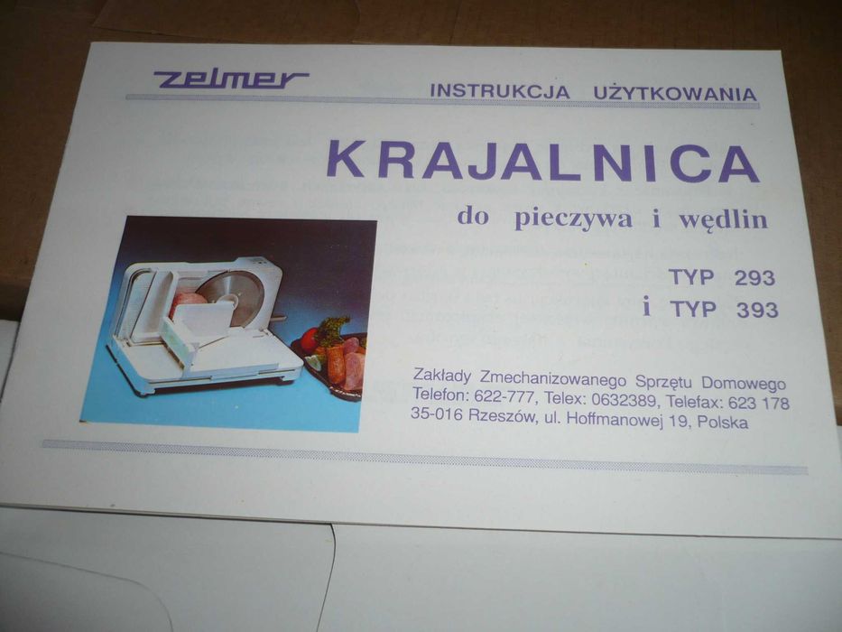 Krajalnica Zelmer - nowa