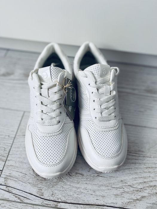 Nowe buty adidasy sportowe białe Tamaris sneakersy trampki