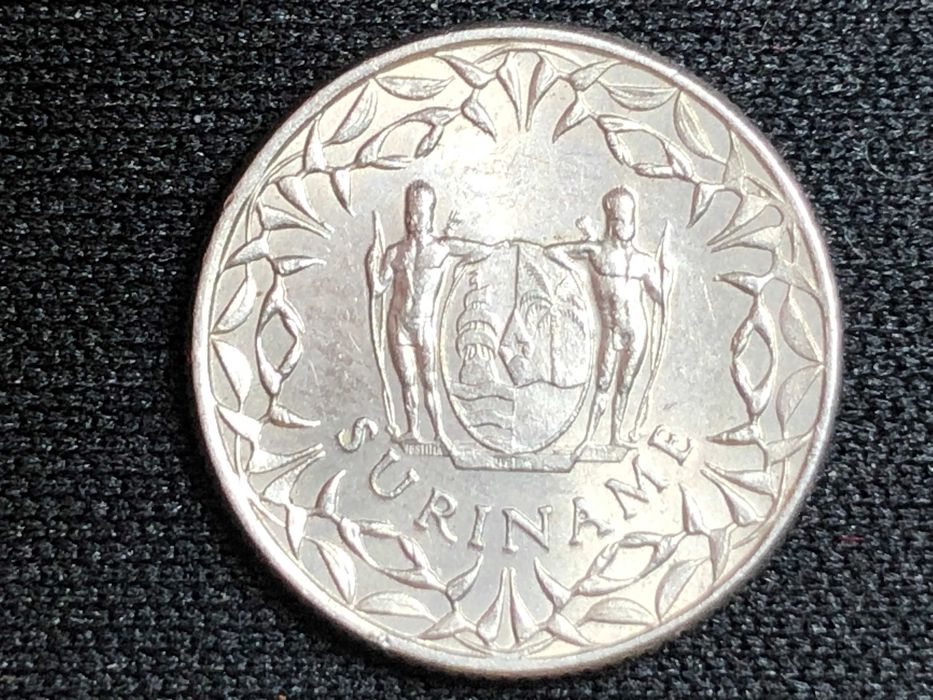 Lote de 3 Moedas 10 Cents Suriname