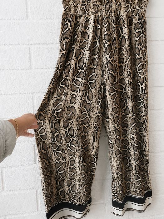 HIT! Stylowy Czaderski Kombinezon Maxi