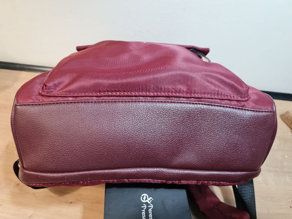 Bordowy plecak damski na laptop Medicine