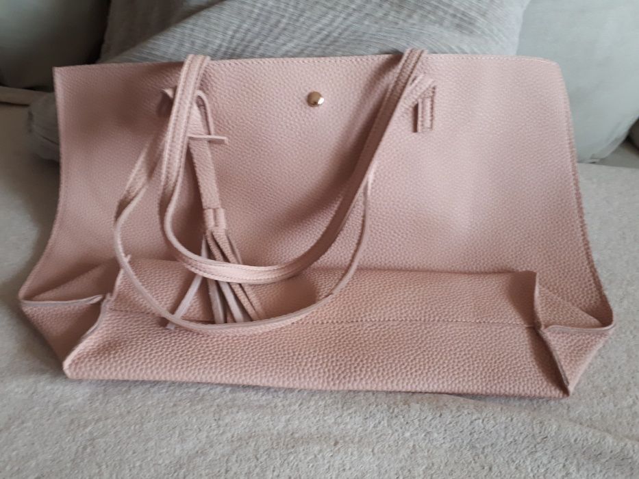 Сумка   кожзам рожева