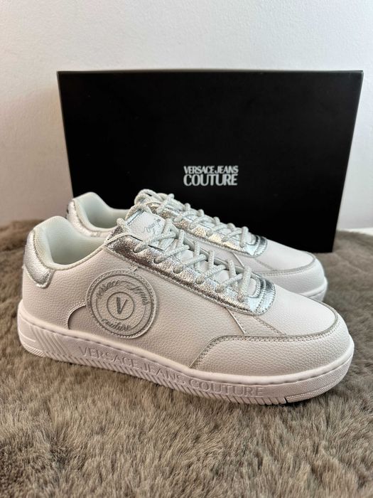 buty damskie białe trampki versace fondo meyssa 39