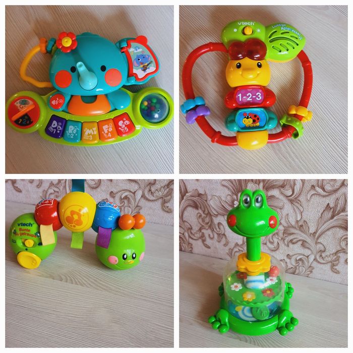 Розвивальна іграшка весела Юла Жабеня