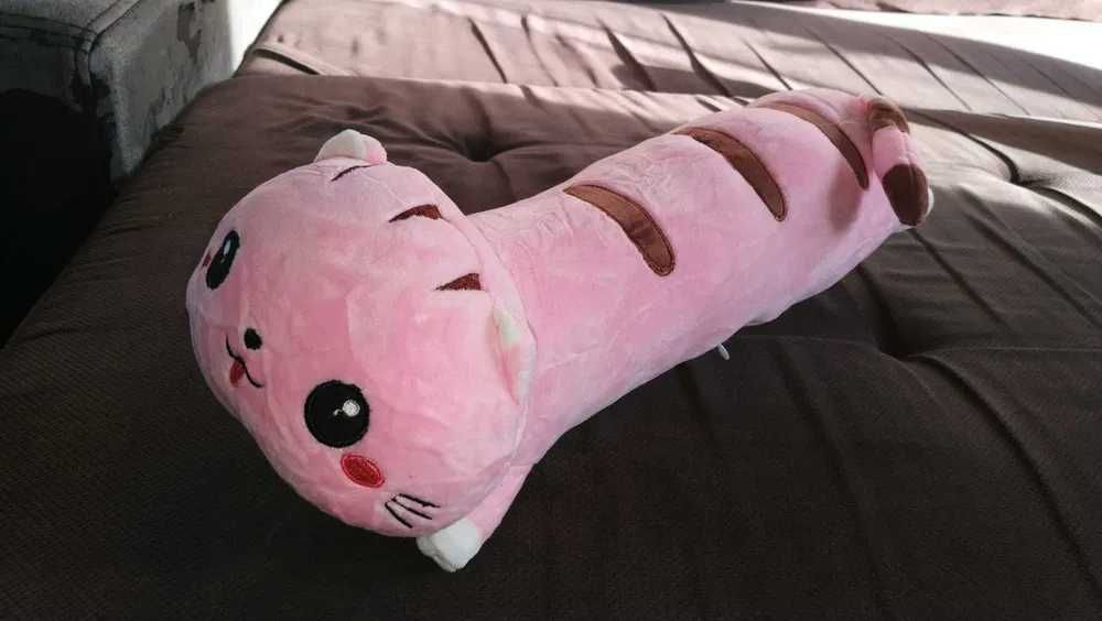 Kot maskotka różowy 45 cm