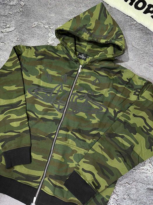 Zip-Hoodie Broken Planet Camo, камуфляжна зіпка брокен плент худі на замку з капюшоном