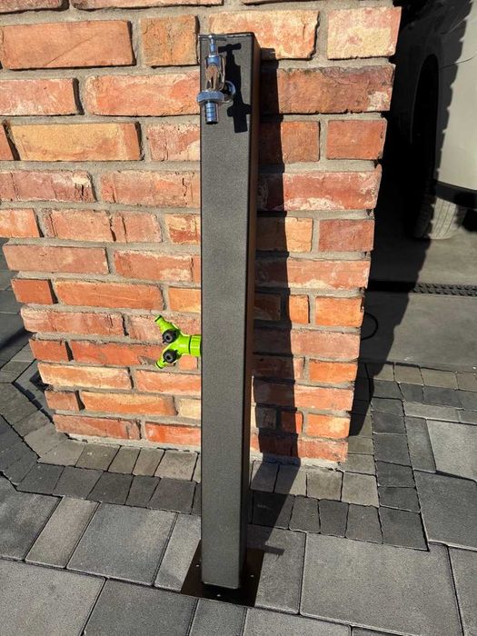 Kran ogrodowy - dwa wyjścia - do przyłącza wody z ziemi 3/4” gw