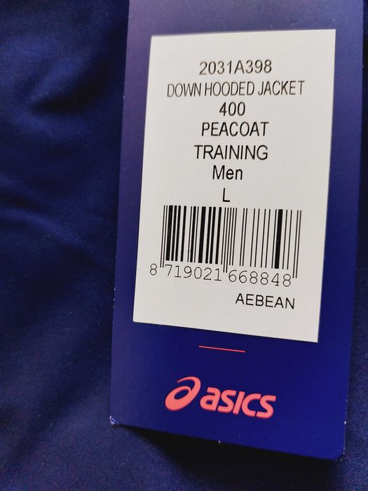 Нова куртка зимова пуховик Asics розмір  L