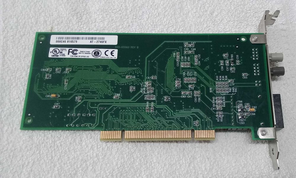 [PC Vintage] Placa de rede PCI - Allied Telesyn AT-2746FX