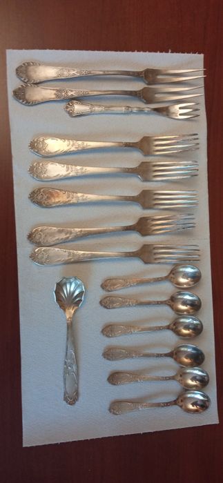 Sztućce posrebrzane