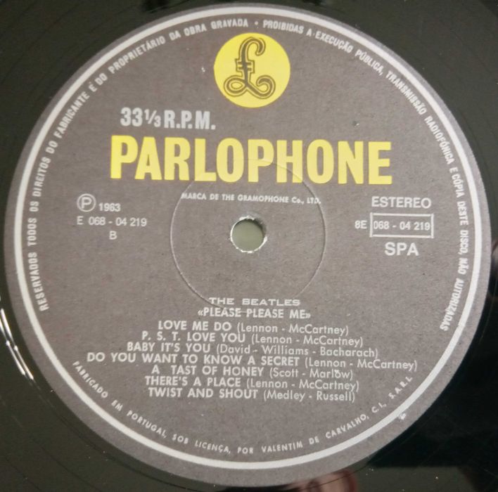 Beatles	- - - - -	Please Please Me	- - - - -	LP424683972047022083