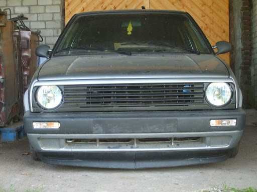grillspoiler бровка ресничка golf 2 jetta 2 накладка на решетку