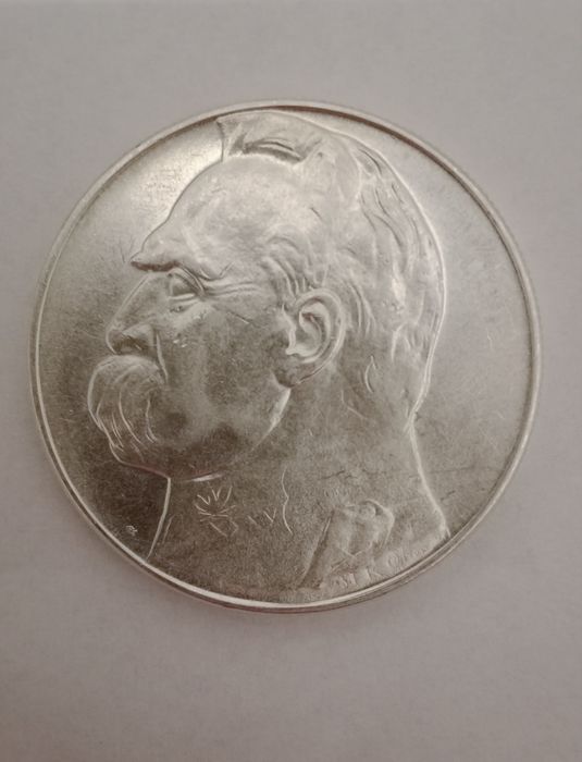 Srebrna moneta 10 złoty Józef Piłsudski rok 1935,1937