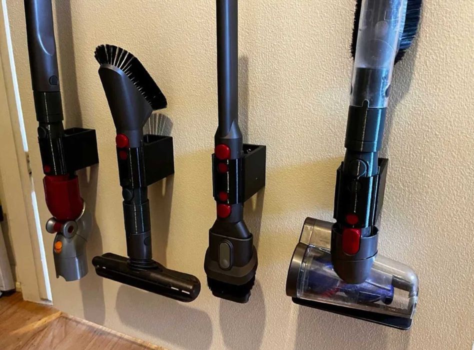 Zestaw 2 uchwytów ściennych na akcesoria Dyson V7 V8 V10 V11 V12