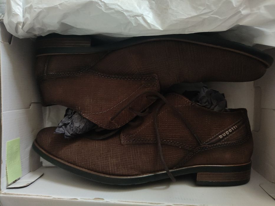 Buty męskie skórzane bugatti roz 44