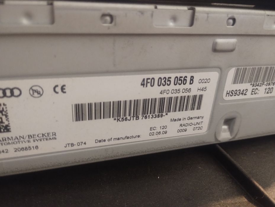 Tuner radia audi a4 a5 a6 4f0.035.056b
